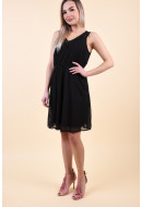 Rochie Dama Vero Moda Vmbianca S/l Mini Dress Negru